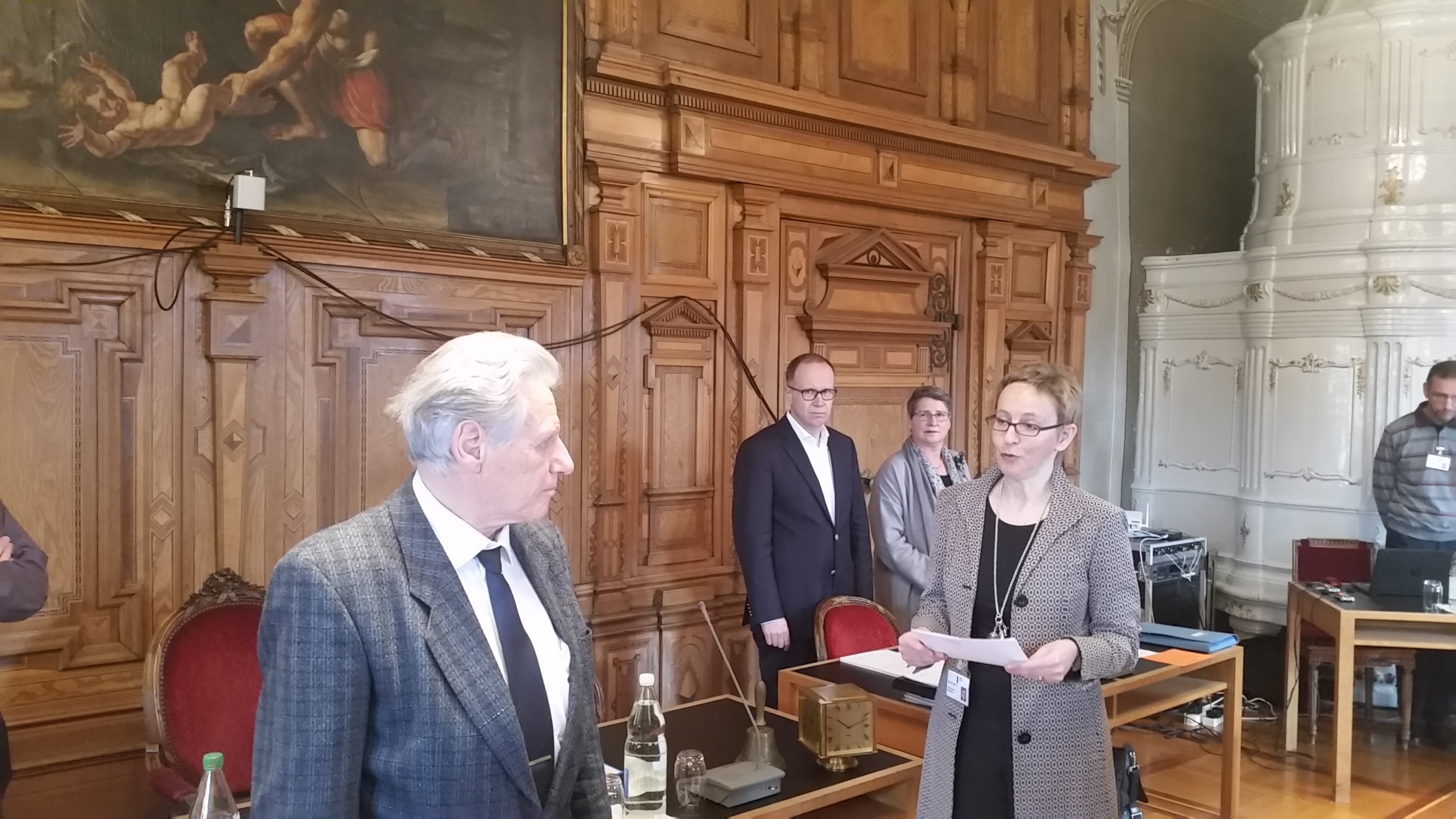 Vereidigung von Ernst Brunner im Grossen Stadtrat